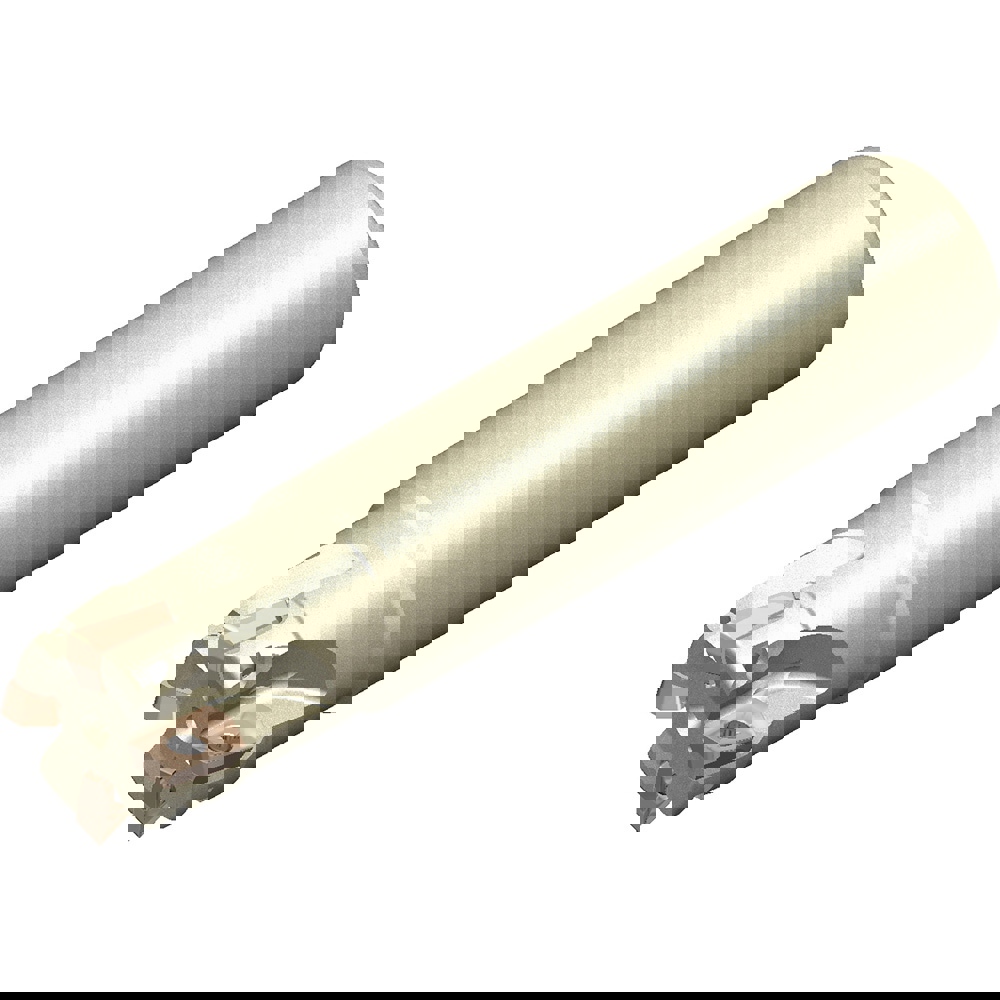 18mm Cut Diam, 10mm Max Depth, 16mm Shank Diam, 100mm OAL, Indexable Square-Shoulder End Mill