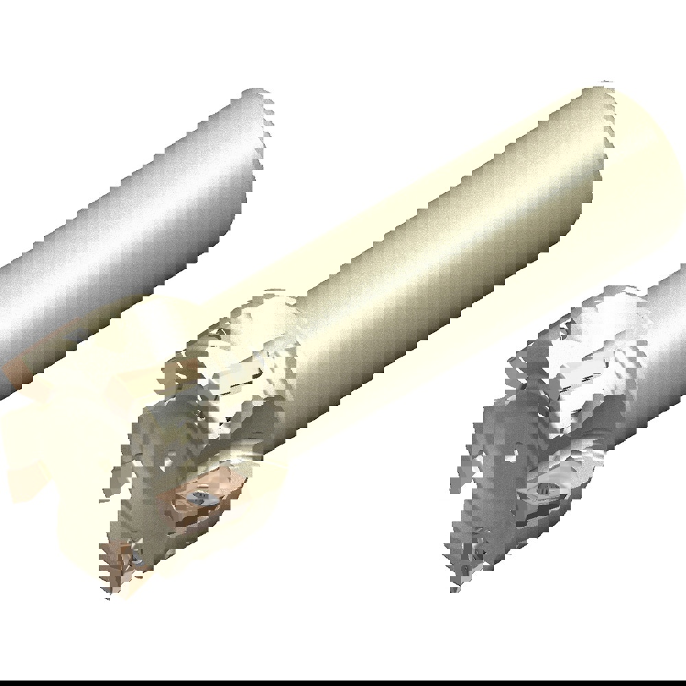 50mm Cut Diam, 15mm Max Depth, 42mm Shank Diam, 135mm OAL, Indexable Square-Shoulder End Mill