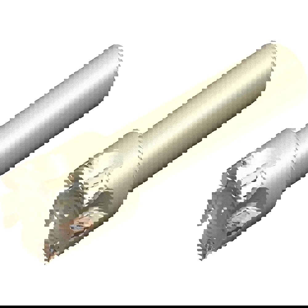 32mm Cut Diam, 15mm Max Depth, 32mm Shank Diam, 170mm OAL, Indexable Square-Shoulder End Mill