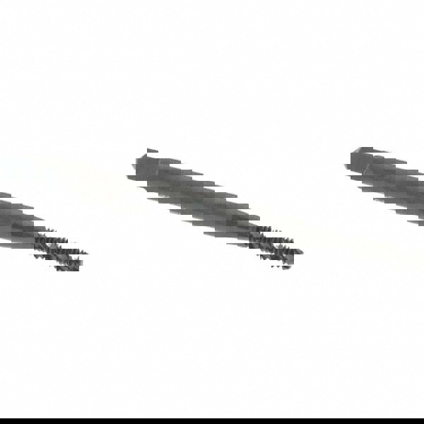 Spiral Flute Tap: #2-56, UNC, 2 Flute, Modified Bottoming Chamfer, 2B Class of Fit, Vanadium High-Speed Steel, Oxide Finish