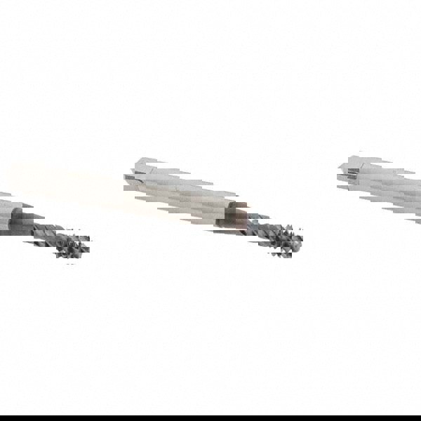 Spiral Flute Tap: #4-40, UNC, 3 Flute, Modified Bottoming Chamfer, 2B/3B Class of Fit, Vanadium High-Speed Steel, TiCN Finish