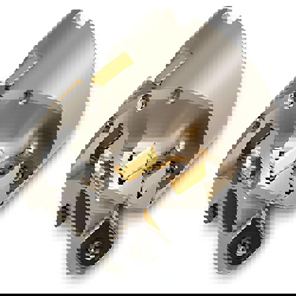 Indexable Square-Shoulder Face Mills; Minimum Cutting Diameter (Decimal Inch): 2.5000 ; Minimum Cutting Diameter (Inch): 2-1/2 ; Minimum Cutting Diameter (mm): 63.50 ; Maximum Cutting Diameter (Inch): 2-1/2