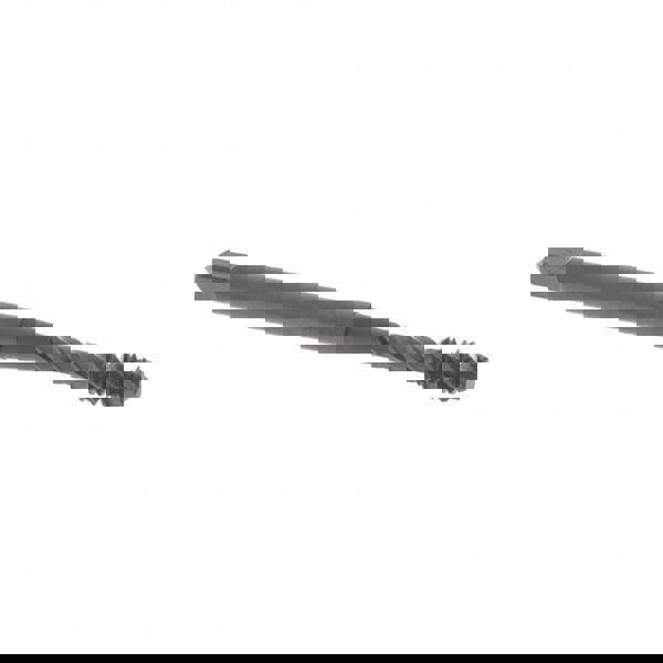 Spiral Flute Tap: #6-40, UNF, 3 Flute, Modified Bottoming Chamfer, 2B/3B Class of Fit, Vanadium High-Speed Steel, Oxide Finish