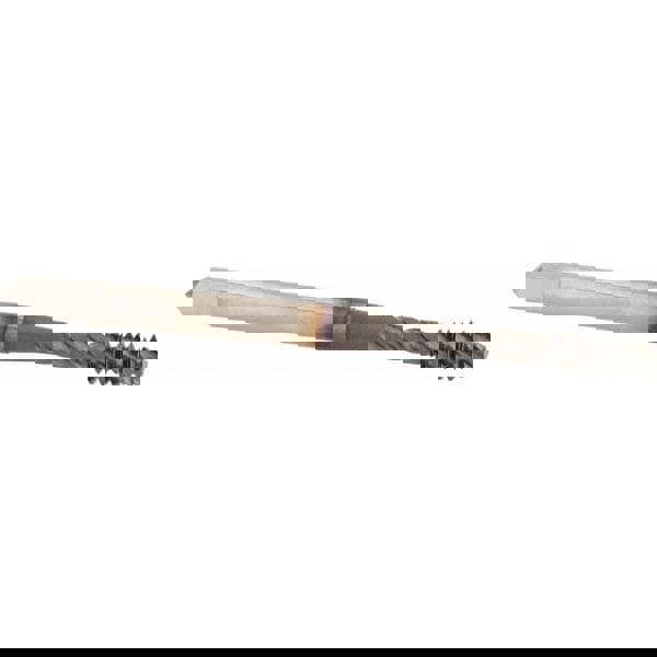 Spiral Flute Tap: #6-32, UNC, 3 Flute, Modified Bottoming Chamfer, 3B Class of Fit, Vanadium High-Speed Steel, TiCN Finish