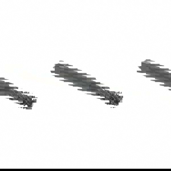 Spiral Flute Tap: #8-32, UNC, 3 Flute, Modified Bottoming Chamfer, 3B Class of Fit, Vanadium High-Speed Steel, Oxide Finish