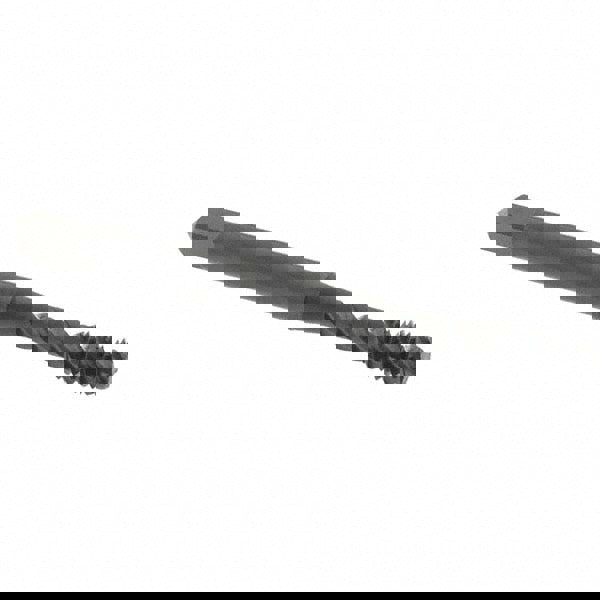 Spiral Flute Tap: #10-32, UNF, 3 Flute, Modified Bottoming Chamfer, 3B Class of Fit, Vanadium High-Speed Steel, Oxide Finish