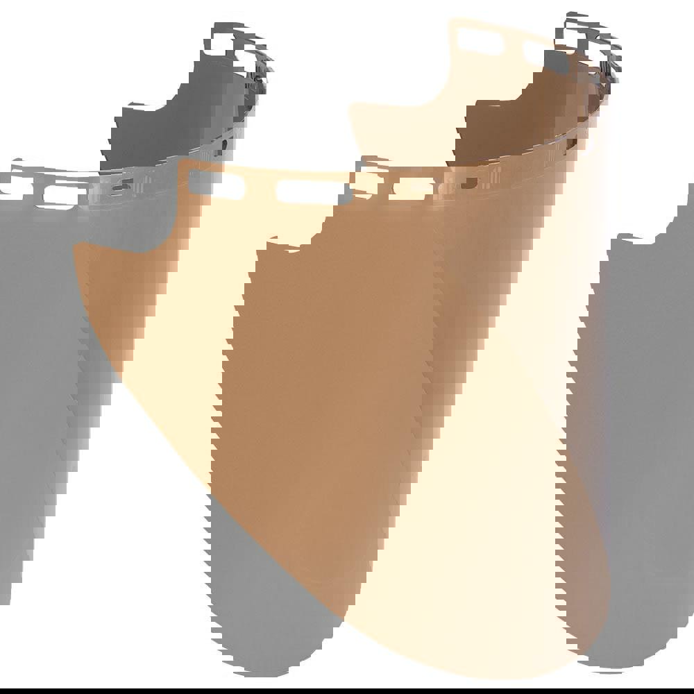 Face Shield: Gold, Lens Shade None, 10.0000