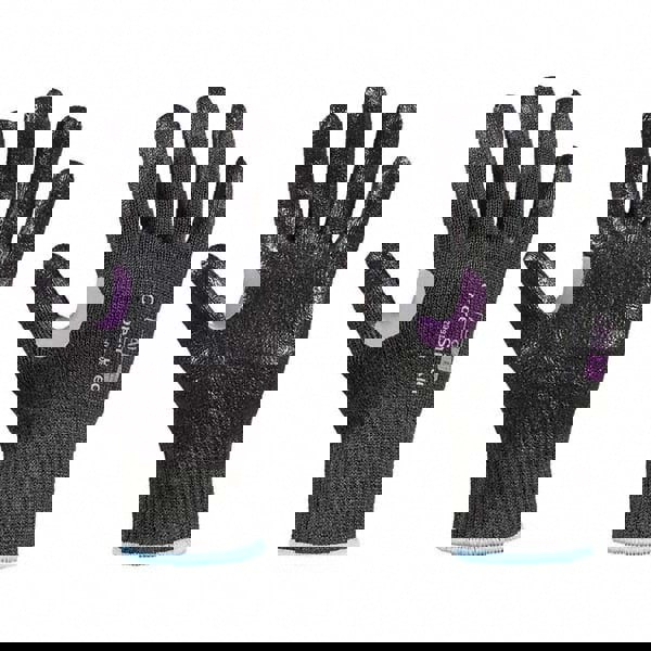 Cut, Puncture & Abrasive-Resistant Gloves: Size L, ANSI Cut A9, ANSI Puncture 1, Nitrile, Kevlar