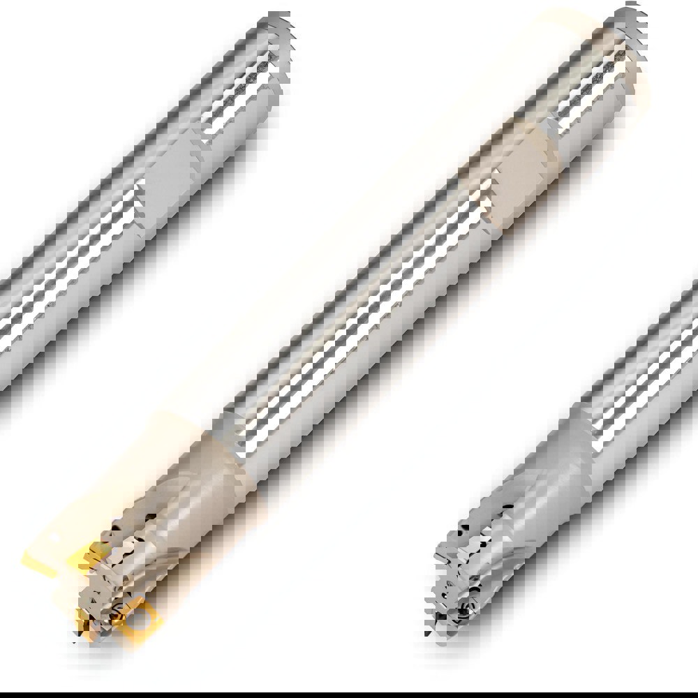 Indexable Square-Shoulder End Mills; Maximum Depth of Cut (mm): 4.57 ; Maximum Depth of Cut (Decimal Inch): 0.1800 ; Cutter Style: 1TJ1C ; Shank Type: Weldon Flat ; Shank Diameter (Decimal Inch): 1.0000 ; Shank Diameter (Inch): 1