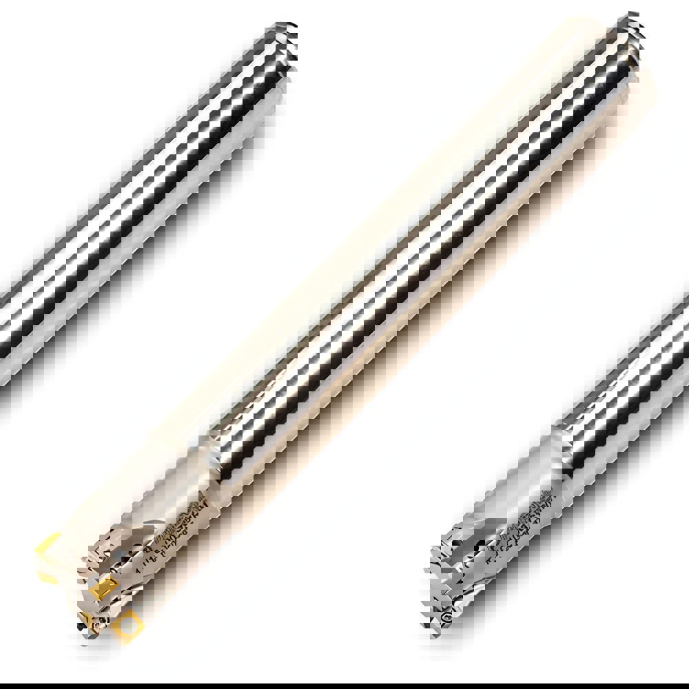 Indexable Square-Shoulder End Mills; Maximum Depth of Cut (mm): 4.57 ; Maximum Depth of Cut (Decimal Inch): 0.1800 ; Cutter Style: 1TJ1C ; Shank Type: Cylindrical ; Shank Diameter (Decimal Inch): 1.0000 ; Shank Diameter (Inch): 1