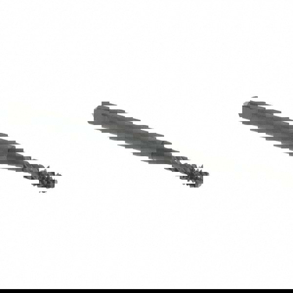 Spiral Flute Tap: #4-40, UNC, 3 Flute, Modified Bottoming Chamfer, 3B Class of Fit, Vanadium High-Speed Steel, Oxide Finish