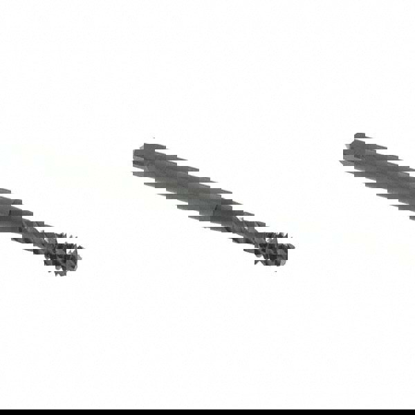 Spiral Flute Tap: #6-32, UNC, 3 Flute, Modified Bottoming Chamfer, 2B Class of Fit, Vanadium High-Speed Steel, Oxide Finish