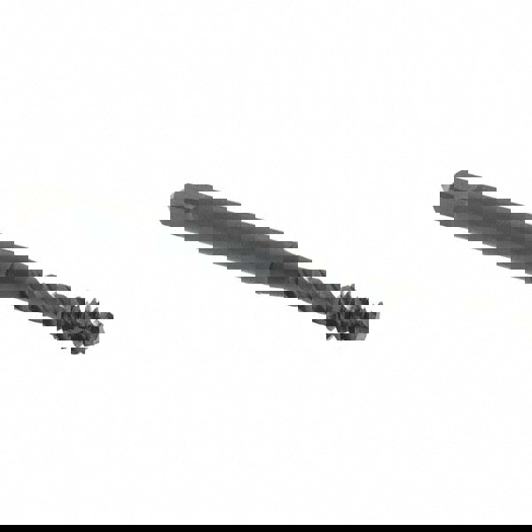 Spiral Flute Tap: #10-24, UNC, 3 Flute, Modified Bottoming Chamfer, 2B/3B Class of Fit, Vanadium High-Speed Steel, Oxide Finish