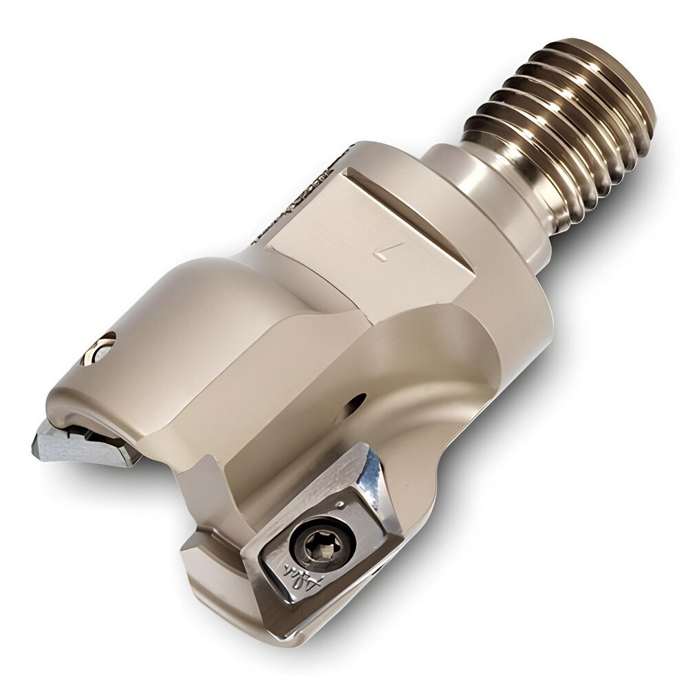 Indexable Square-Shoulder End Mills; Maximum Depth of Cut (mm): 16.00 ; Maximum Depth of Cut (Decimal Inch): 0.6300 ; Cutter Style: 1AX2K ; Shank Type: Modular ; Insert Holding Method: Screw ; Maximum Ramping Angle: 2.5