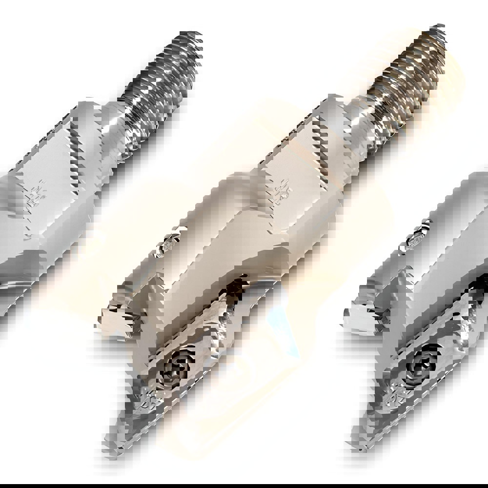 Indexable Square-Shoulder End Mills; Maximum Depth of Cut (mm): 21.08 ; Maximum Depth of Cut (Decimal Inch): 0.8300 ; Cutter Style: 1AX2Q ; Shank Type: Modular ; Insert Holding Method: Screw ; Maximum Ramping Angle: 17