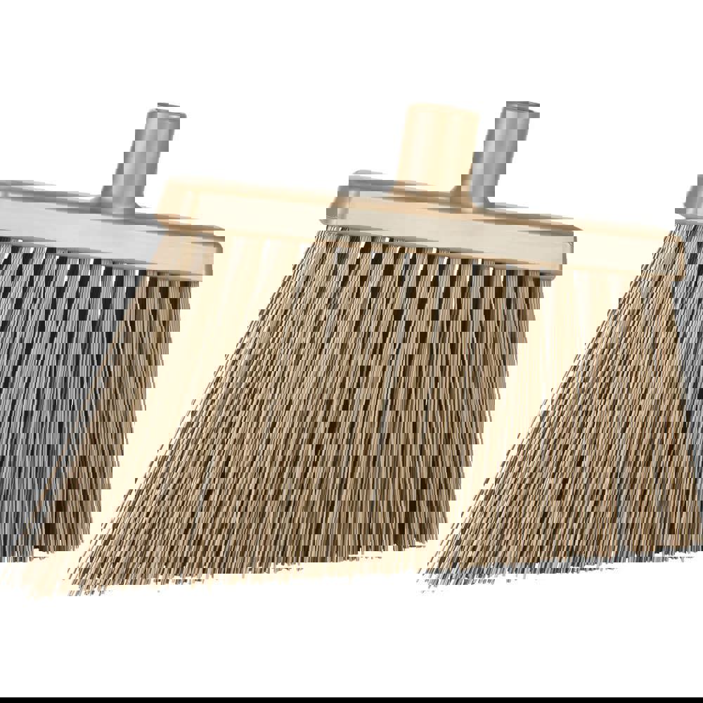 Angled Brooms; Handle Connection Type: Threaded ; Brush Width (Decimal Inch): 11.5 ; Brush Width: 11-1/2 (Inch); Bristle Material: Polyester ; Bristle Length (Inch): 5-1/4 ; Bristle Color: Brown