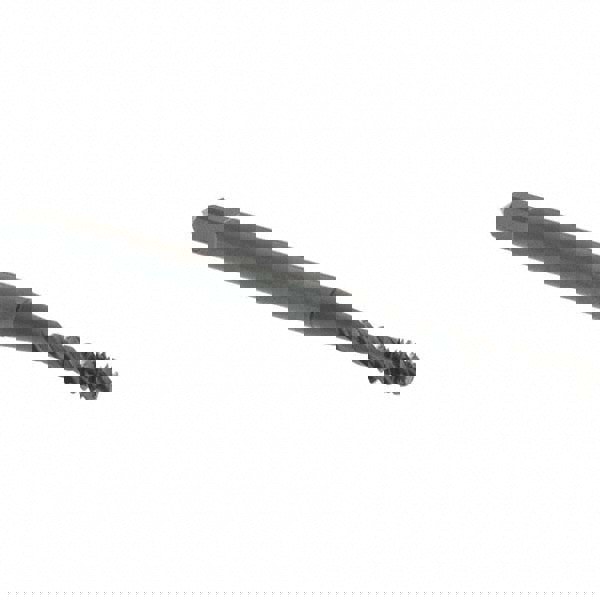 Spiral Flute Tap: #4-40, UNC, 3 Flute, Modified Bottoming Chamfer, 3B Class of Fit, Vanadium High-Speed Steel, Oxide Finish