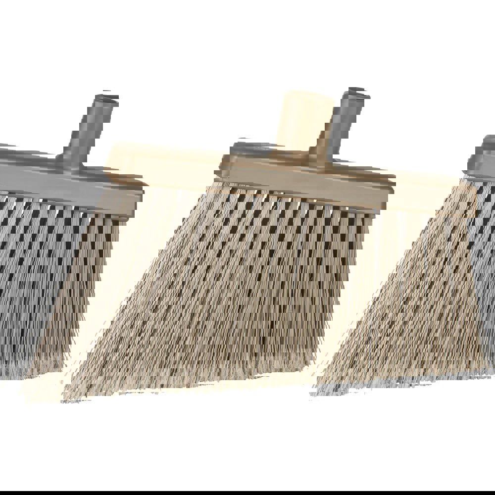 Angled Brooms; Handle Connection Type: Threaded ; Brush Width (Decimal Inch): 11.5 ; Brush Width: 11-1/2 (Inch); Bristle Material: Polyester ; Bristle Length (Inch): 5-1/2 ; Bristle Color: Brown