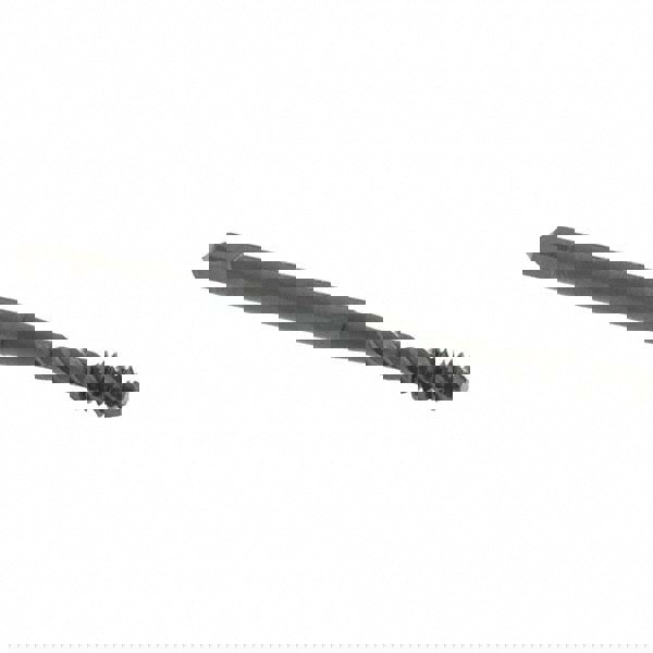 Spiral Flute Tap: #6-32, UNC, 3 Flute, Modified Bottoming Chamfer, 3B Class of Fit, Vanadium High-Speed Steel, Oxide Finish