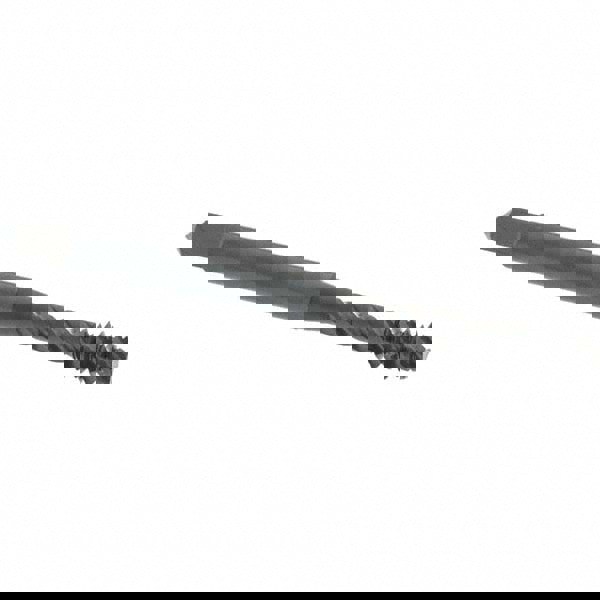 Spiral Flute Tap: #10-24, UNC, 3 Flute, Modified Bottoming Chamfer, 3B Class of Fit, Vanadium High-Speed Steel, Oxide Finish