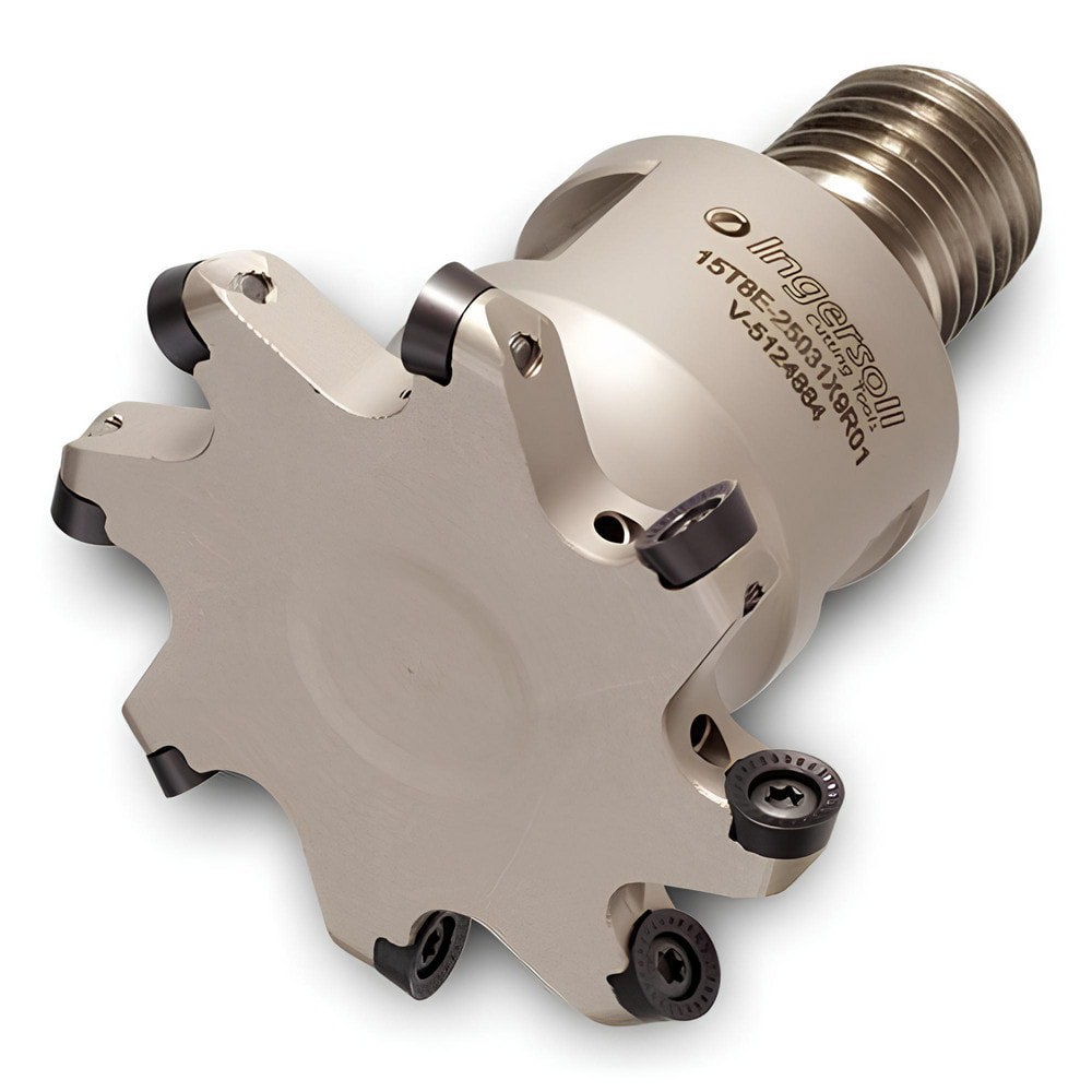 Indexable Slotting Cutter: 8 mm Cutting Width, 2-1/2