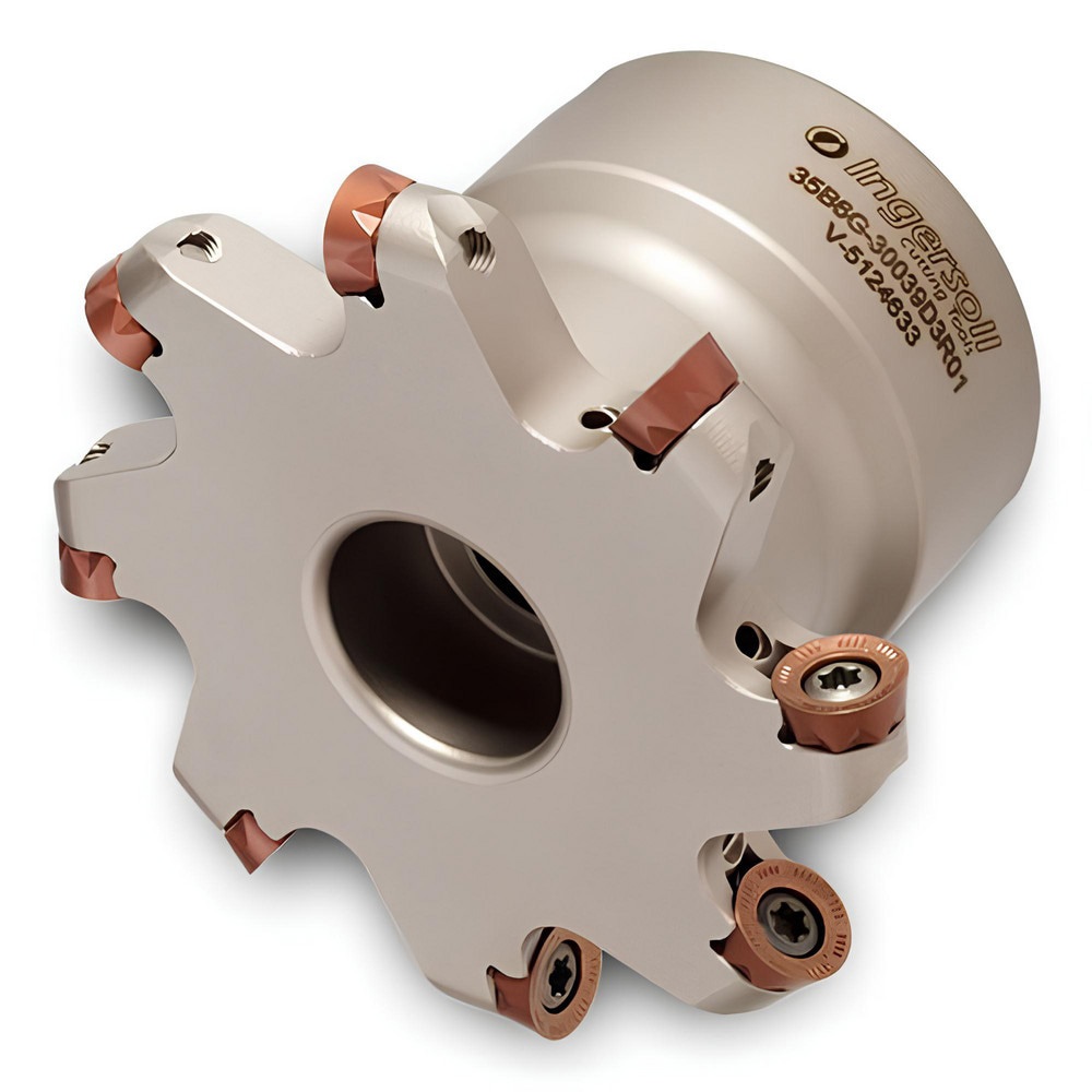 Indexable Slotting Cutter: 10 mm Cutting Width, 3