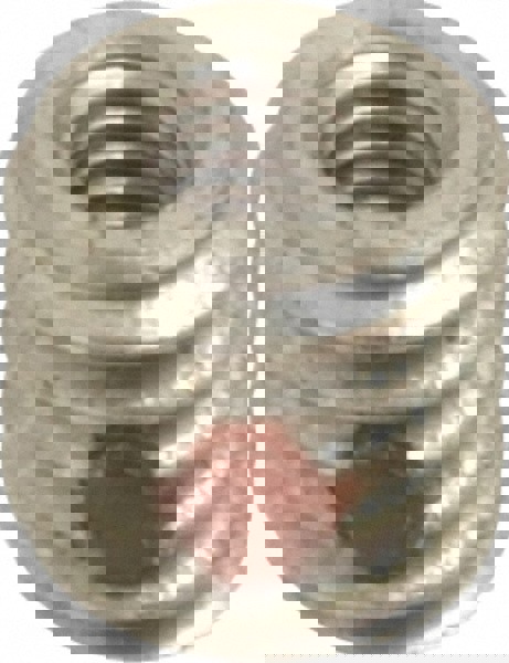 Thread Locking Insert: M3 x 0.5 Internal Thread, M6 x 1 External Thread, Metric Coarse, 0.256