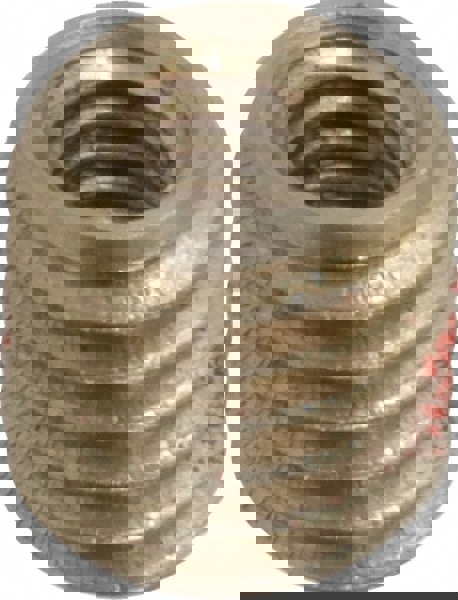 Thread Locking Insert: M6 x 1 Internal Thread, M10 x 1.5 External Thread, Metric Coarse, 0.414