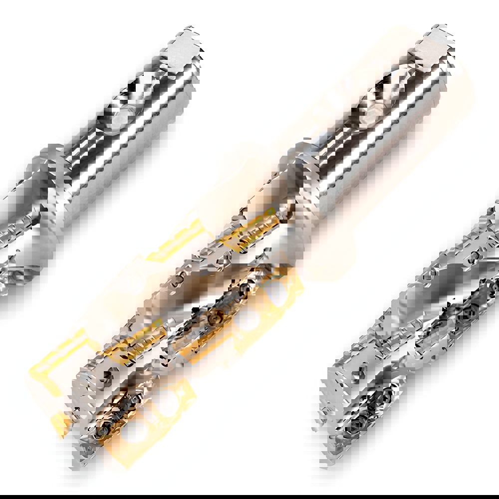 Indexable Square-Shoulder End Mills; Maximum Depth of Cut (mm): 57.66 ; Maximum Depth of Cut (Decimal Inch): 2.2700 ; Cutter Style: 22J3G ; Shank Type: Weldon Flat ; Shank Diameter (Decimal Inch): 1.2500 ; Shank Diameter (Inch): 1-1/4