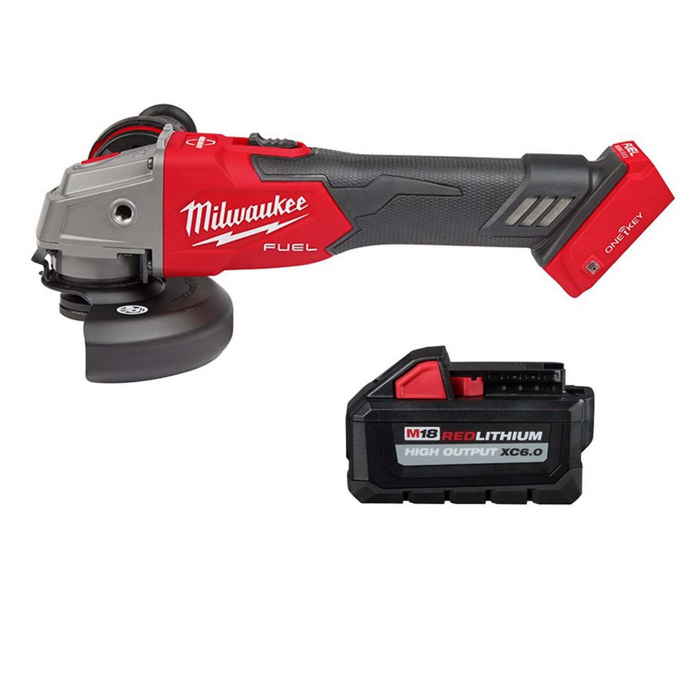 Angle & Disc Grinders; Wheel Diameter (Inch): 4-1/2 ; Voltage: 18.00 ; Spindle Size: 5/8-11 ; Speed (RPM): 8500 ; Brushless Motor: Yes ; Batteries Included: Yes