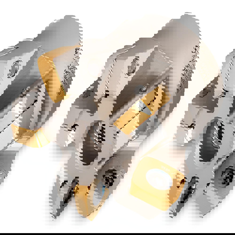 Indexable High-Feed Face Mill: 2.144 to 3