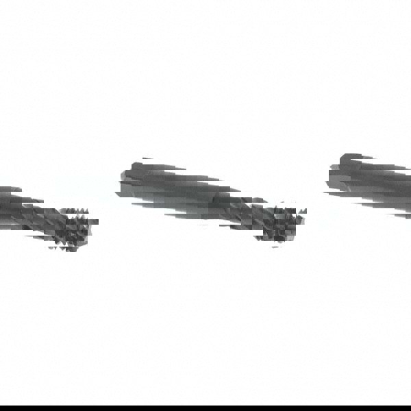 Spiral Flute Tap: #12-28, UNF, 3 Flute, Modified Bottoming Chamfer, 2B/3B Class of Fit, Vanadium High-Speed Steel, Oxide Finish