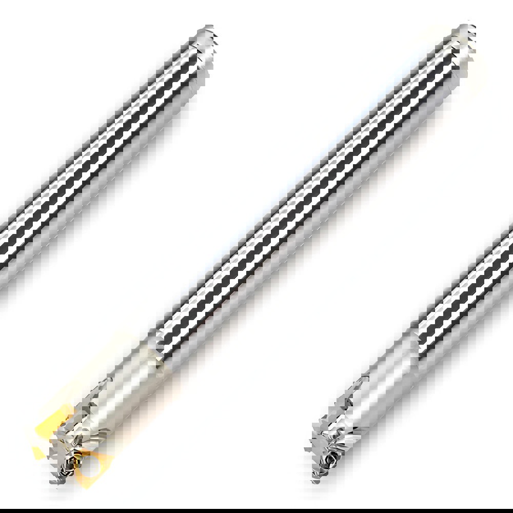 Indexable Square-Shoulder End Mills; Maximum Depth of Cut (mm): 3.30 ; Maximum Depth of Cut (Decimal Inch): 0.1300 ; Cutter Style: 1KJ1B ; Shank Type: Cylindrical ; Shank Diameter (Decimal Inch): 0.3750 ; Shank Diameter (Inch): 3/8