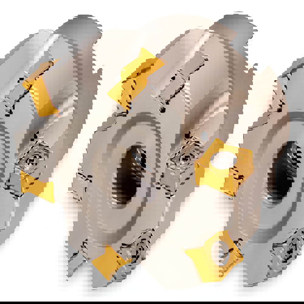 Indexable Square-Shoulder Face Mills; Minimum Cutting Diameter (Decimal Inch): 4.0000 ; Minimum Cutting Diameter (Inch): 4 ; Minimum Cutting Diameter (mm): 101.60 ; Maximum Cutting Diameter (Decimal Inch): 4.0510