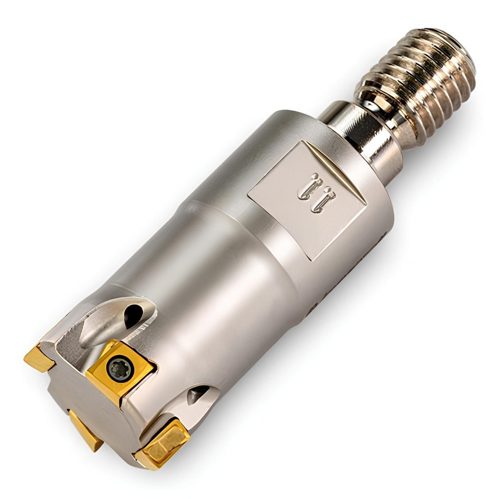 Indexable Square-Shoulder End Mills; Maximum Depth of Cut (mm): 4.70 ; Maximum Depth of Cut (Decimal Inch): 0.1850 ; Cutter Style: 1EJ5A ; Shank Type: Modular ; Insert Holding Method: Screw ; Maximum Ramping Angle: 1