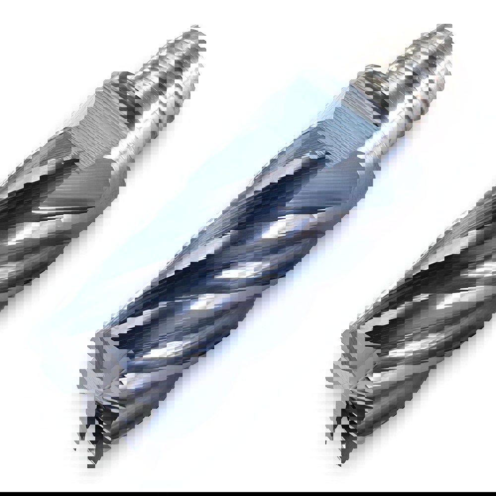 Corner Radius & Corner Chamfer End Mill Heads; Number Of Flutes: 9 ; Coating/Finish: TiAlN ; End Mill Material: Carbide ; Overall Length (Decimal Inch): 1.6140 ; Mill Diameter (Decimal Inch): 0.7500 ; Corner Radius (Decimal Inch): 0.0310