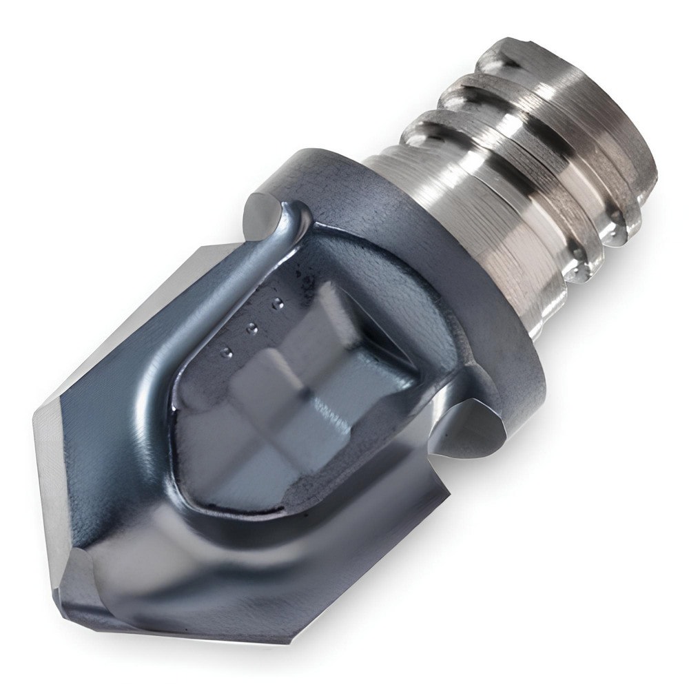Corner Radius & Corner Chamfer End Mill Heads; Chamfer Width (Decimal Inch): 0.188 ; Chamfer Angle: 50.000 ; Number Of Flutes: 2 ; Coating/Finish: TiAlN ; End Mill Material: Carbide ; Overall Length (Decimal Inch): 0.5300