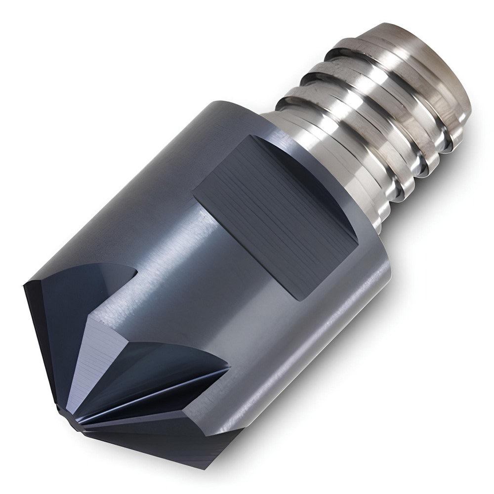 Corner Radius & Corner Chamfer End Mill Heads; Mill Diameter (mm): 16.00 ; Chamfer Width (mm): 8.000 ; Chamfer Angle: 30.000 ; Length of Cut (mm): 3.7000 ; Number Of Flutes: 6 ; Overall Length (mm): 20.5000