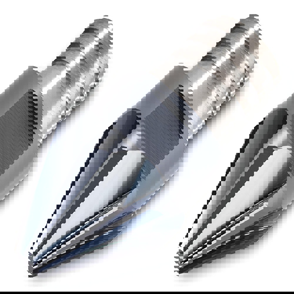 Corner Radius & Corner Chamfer End Mill Heads; Mill Diameter (mm): 20.00 ; Chamfer Width (mm): 10.000 ; Chamfer Angle: 60.000 ; Length of Cut (mm): 13.0000 ; Number Of Flutes: 6 ; Overall Length (mm): 25.5000