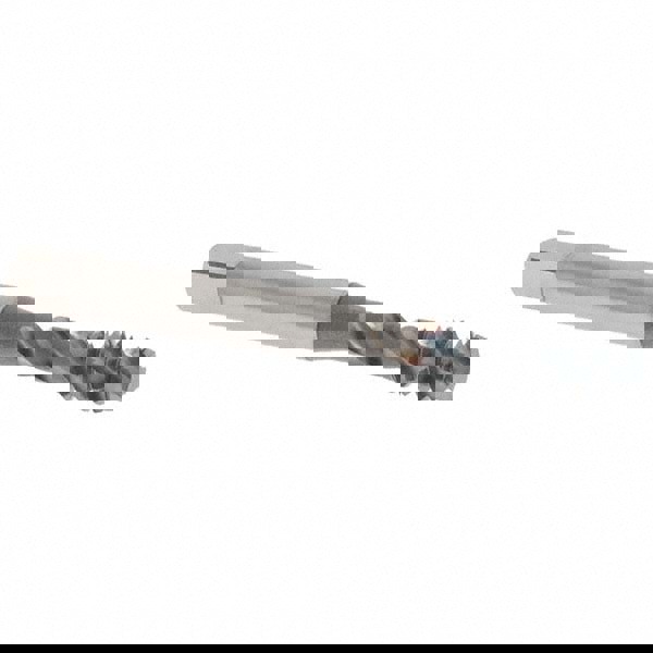 Spiral Flute Tap: 1/4-20, UNC, 3 Flute, Modified Bottoming Chamfer, 3B Class of Fit, Vanadium High-Speed Steel, TiCN Finish