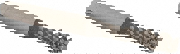 Spiral Flute Tap: 1/4-28, UNF, 3 Flute, Modified Bottoming Chamfer, 3B Class of Fit, Vanadium High-Speed Steel, Bright/Uncoated Finish