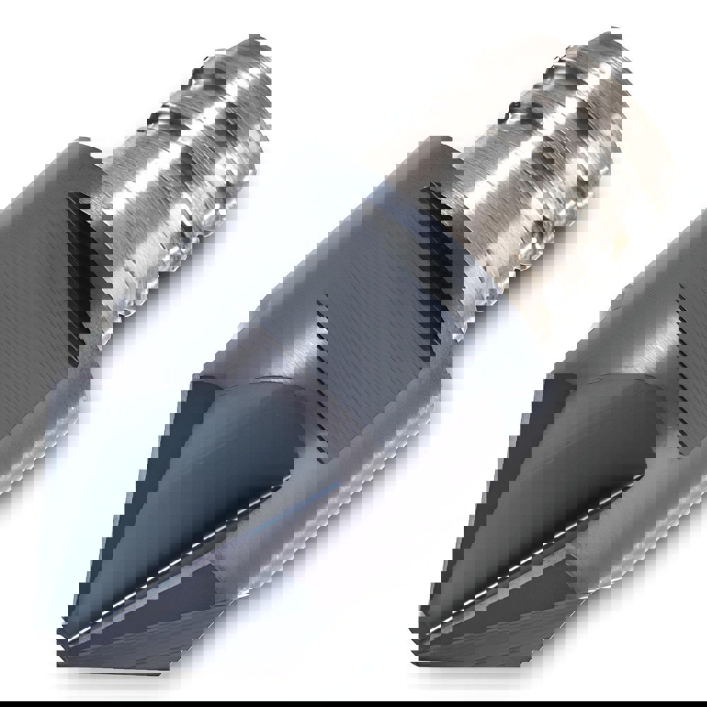 Corner Radius & Corner Chamfer End Mill Heads; Mill Diameter (mm): 8.00 ; Chamfer Width (mm): 4.000 ; Chamfer Angle: 45.000 ; Length of Cut (mm): 3.0000 ; Number Of Flutes: 4 ; Overall Length (mm): 10.0000