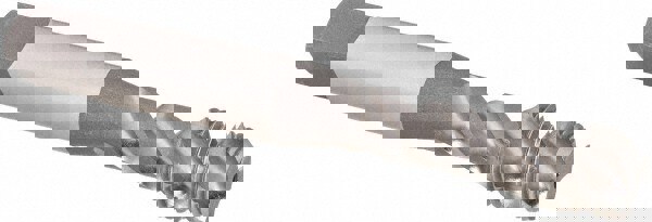 Spiral Flute Tap: 3/8-24, UNF, 3 Flute, Modified Bottoming Chamfer, 3B Class of Fit, Vanadium High-Speed Steel, Bright/Uncoated Finish