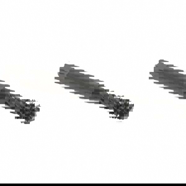 Spiral Flute Tap: 1/4-28, UNF, 3 Flute, Modified Bottoming Chamfer, 2B Class of Fit, Vanadium High-Speed Steel, Oxide Finish