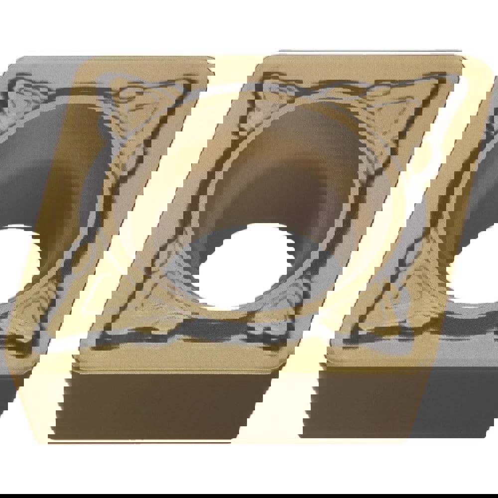 Turning Inserts; ANSI Insert Code: CPMH2.51.51 ; ISO Insert Code: CPMH080204 ; Relief Angle: 11 ; Insert Style: CPMH ; Corner Radius (mm): 0.40 ; Corner Radius (Inch): 1/64