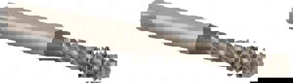 Spiral Flute Tap: 1/4-20, UNC, 3 Flute, Modified Bottoming Chamfer, 2B Class of Fit, Vanadium High-Speed Steel, Bright/Uncoated Finish