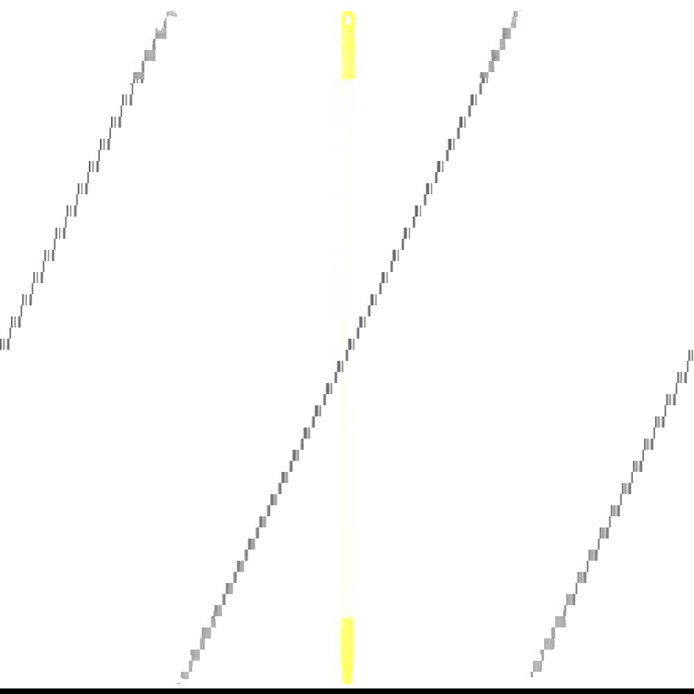 Broom/Squeegee Poles & Handles; Type: Food Safe Handle ; Connection Type: European Thread ; Handle Length: 51 in ; Telescoping: No ; Handle Material: Aluminum ; Color: Yellow