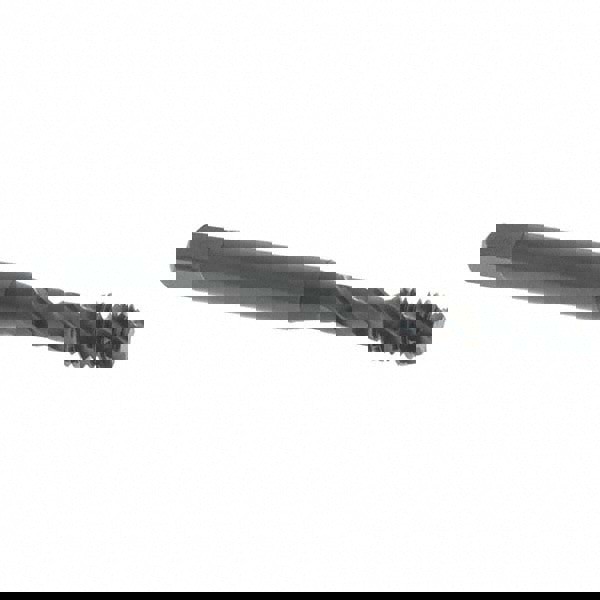 Spiral Flute Tap: 1/4-28, UNF, 3 Flute, Modified Bottoming Chamfer, 2B Class of Fit, Vanadium High-Speed Steel, Oxide Finish