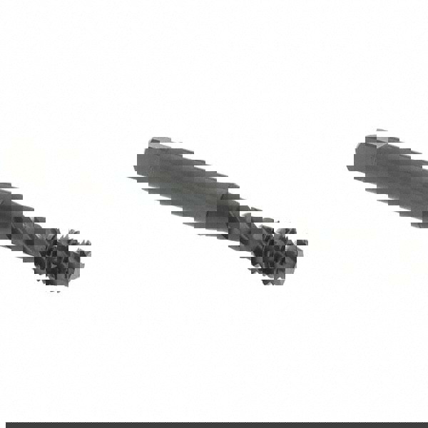 Spiral Flute Tap: 1/4-28, UNF, 3 Flute, Modified Bottoming Chamfer, 1B Class of Fit, Vanadium High-Speed Steel, Oxide Finish