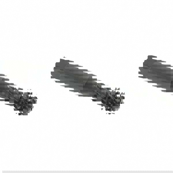 Spiral Flute Tap: 5/16-18, UNC, 3 Flute, Modified Bottoming Chamfer, 1B Class of Fit, Vanadium High-Speed Steel, Oxide Finish